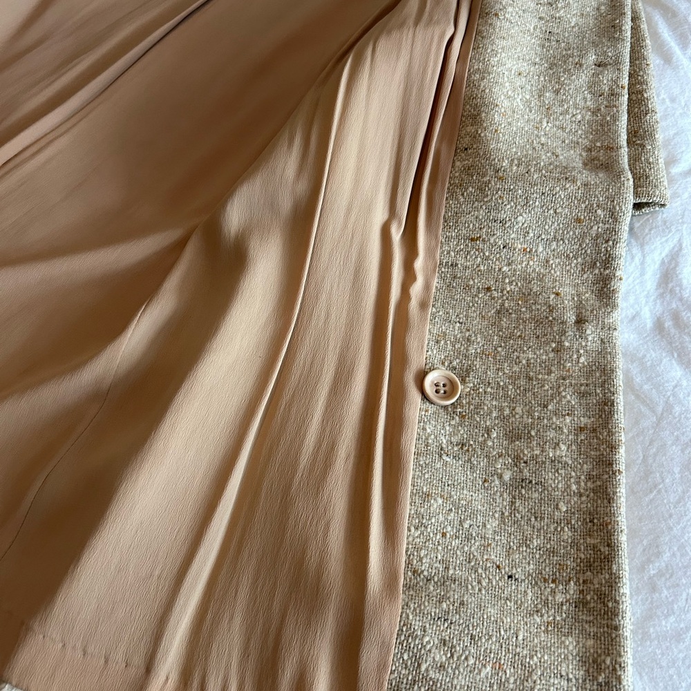 Pendleton Speckled Tan Wool Coat - image 6